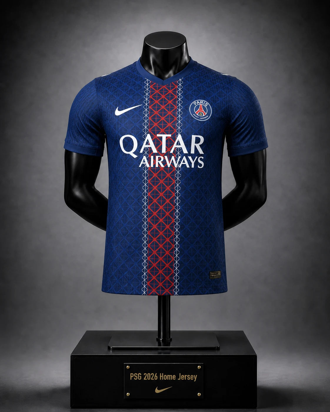 PSG 25/26 Home Jersey - Player Edition - Blue and Red