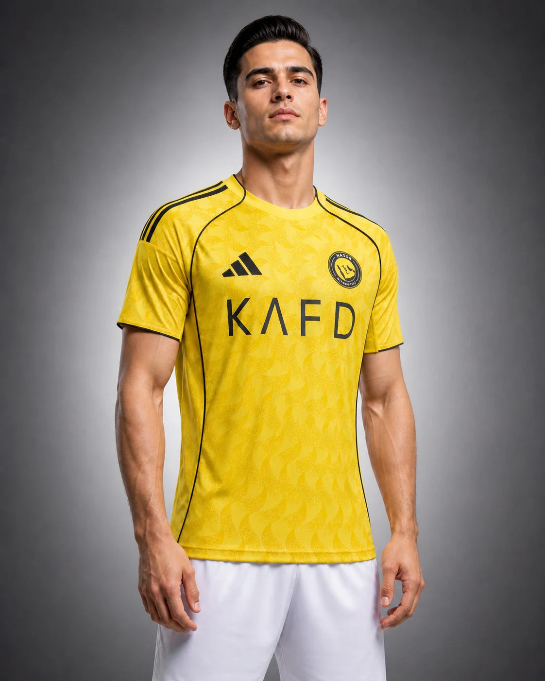 Al Nassr 25/26 Home Jersey - Player Version - Yellow and Blue - Cristiano Ronaldo
