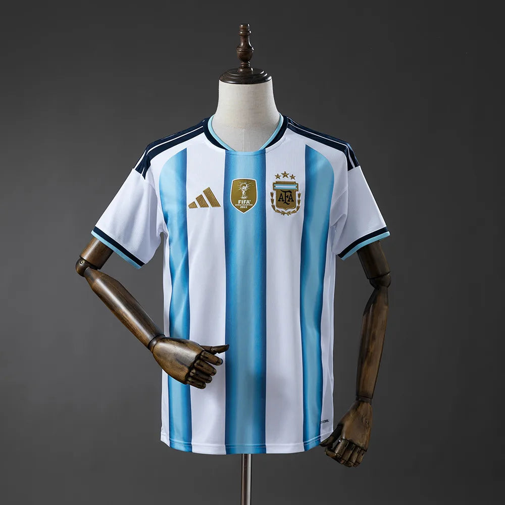 Argentina 2026 World Cup Home Jersey - Fan Version - White and Sky Blue