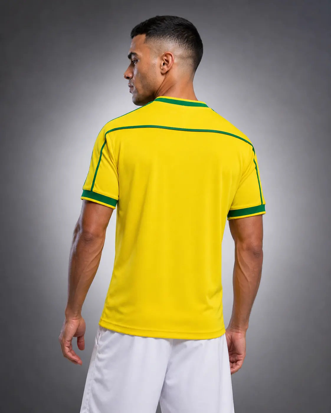 Brazil 1998 Retro Home Football Shirt - Yellow