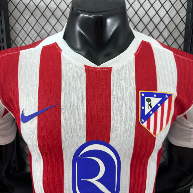 Atletico Madrid 25/26 Heimtrikot - Spieler-Version - Weiß und Rot