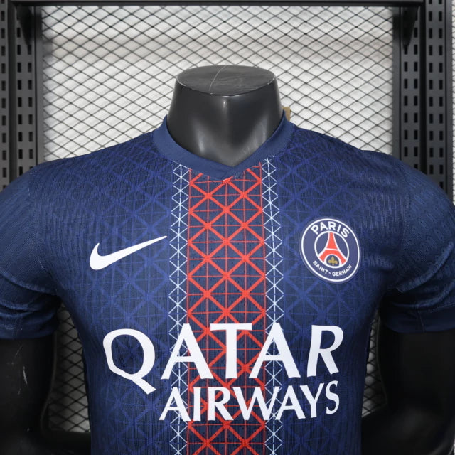 PSG 25/26 Home Jersey - Player Edition - Blue and Red
