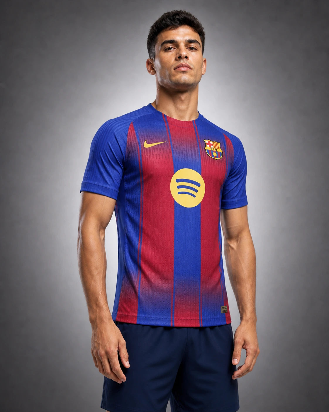 Barcelona 25/26 Home Jersey - Player Version - Blue and Garnet