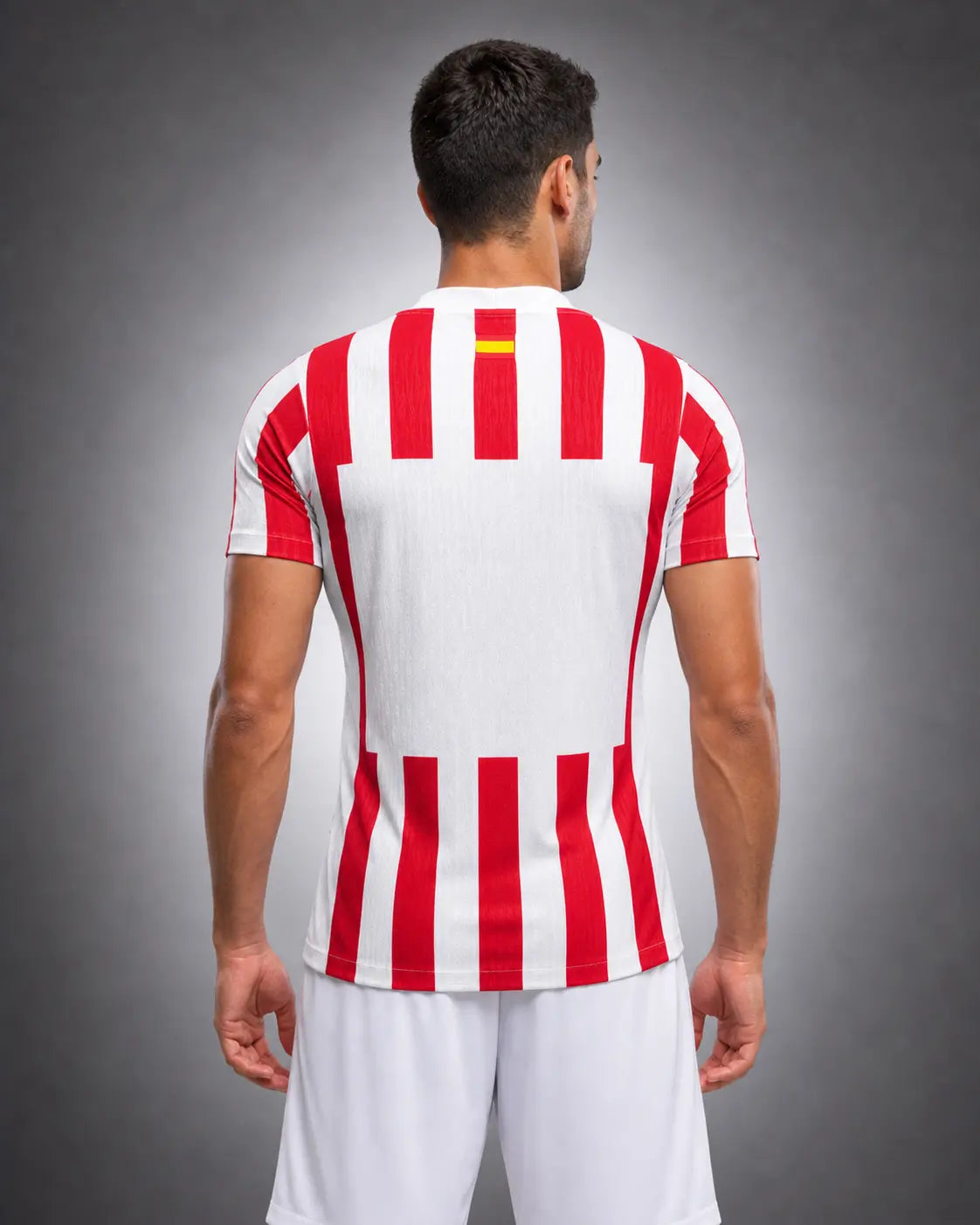 Atletico Madrid 25/26 Heimtrikot - Spieler-Version - Weiß und Rot