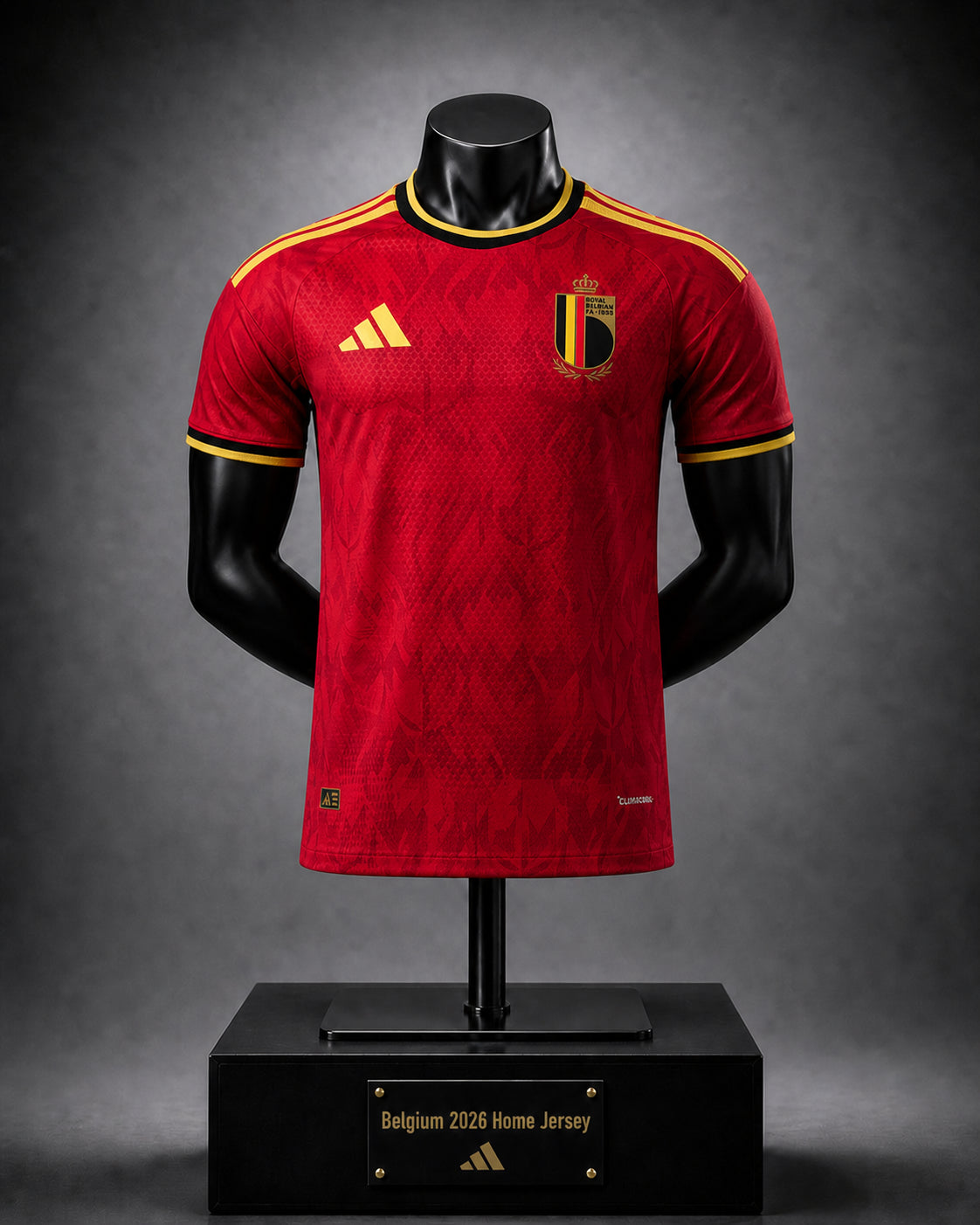 Belgium 2026 World Cup Home Jersey - Player Edition - Red