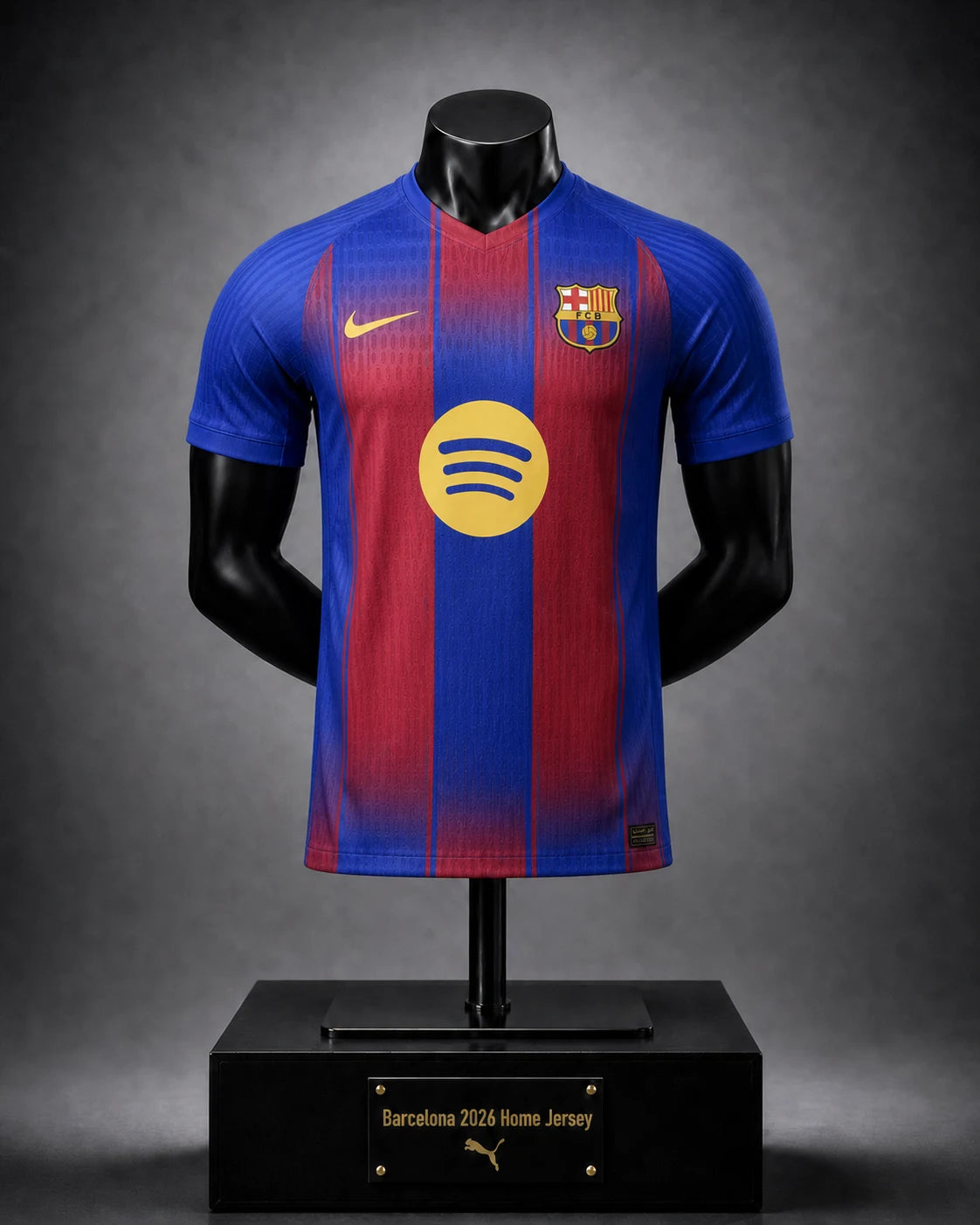 Barcelona 25/26 Home Jersey - Player Version - Blue and Garnet