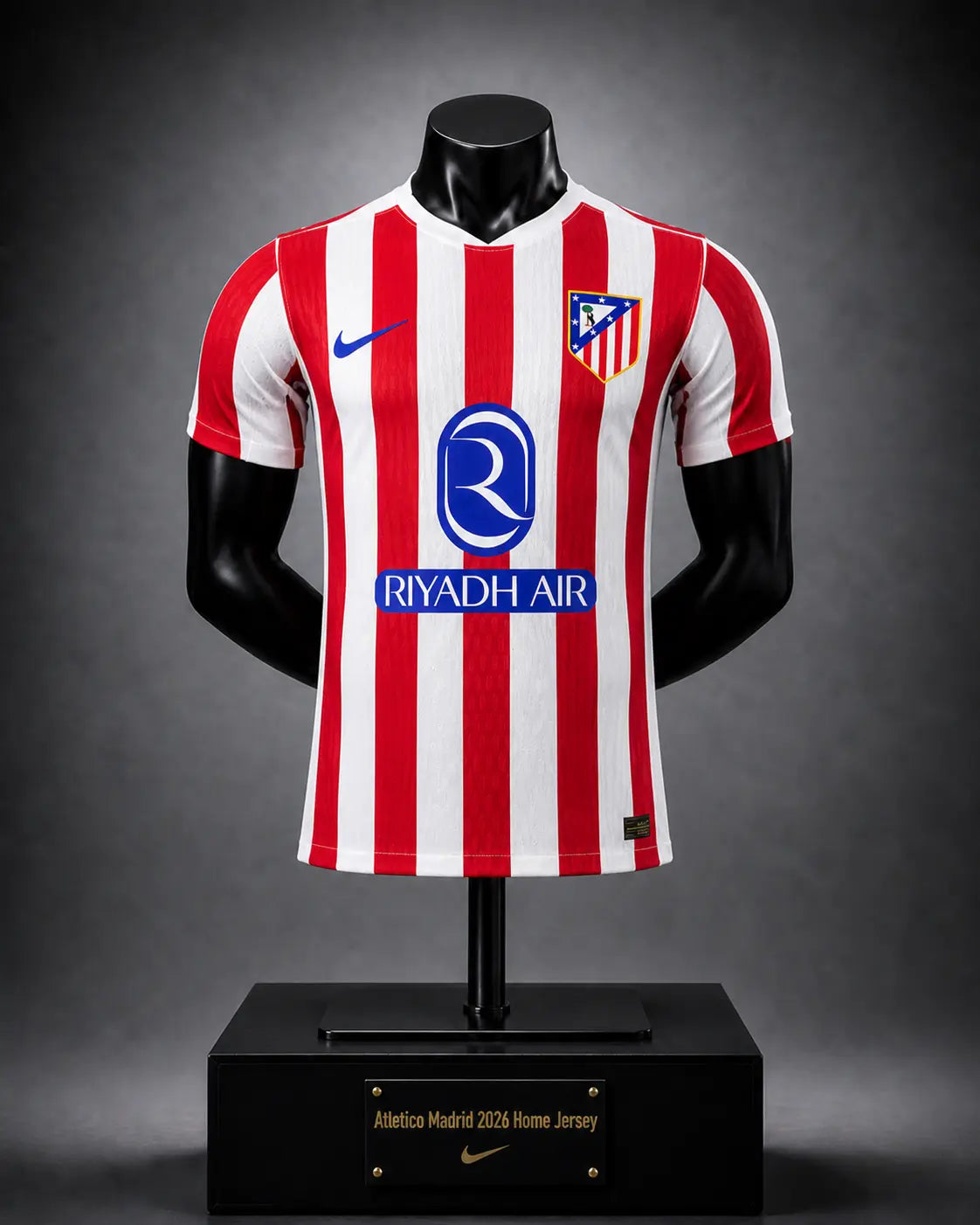 Atletico Madrid 25/26 Home Jersey - Player Edition - White and Red