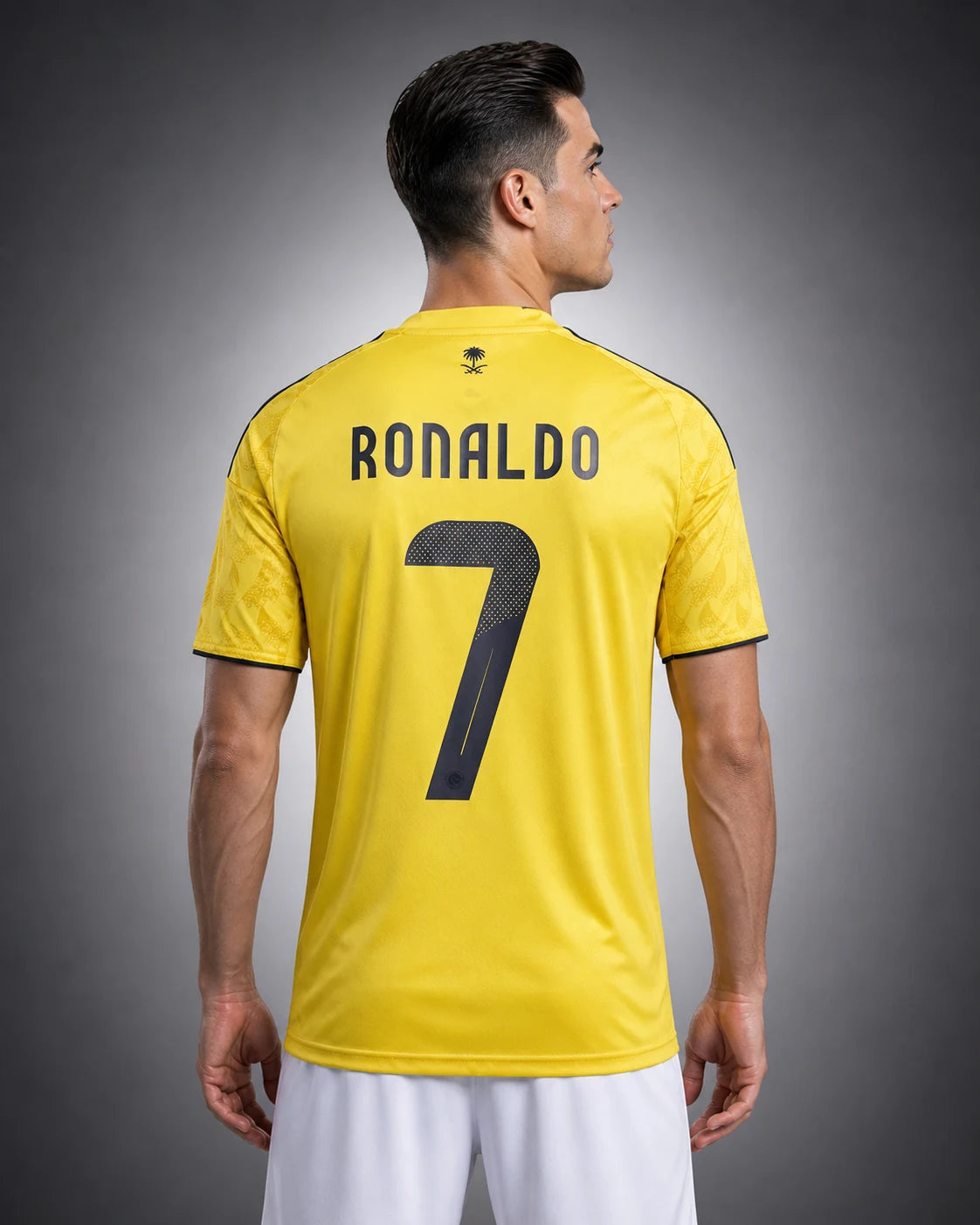 Al Nassr 25/26 Home Jersey - Player Version - Yellow and Blue - Cristiano Ronaldo