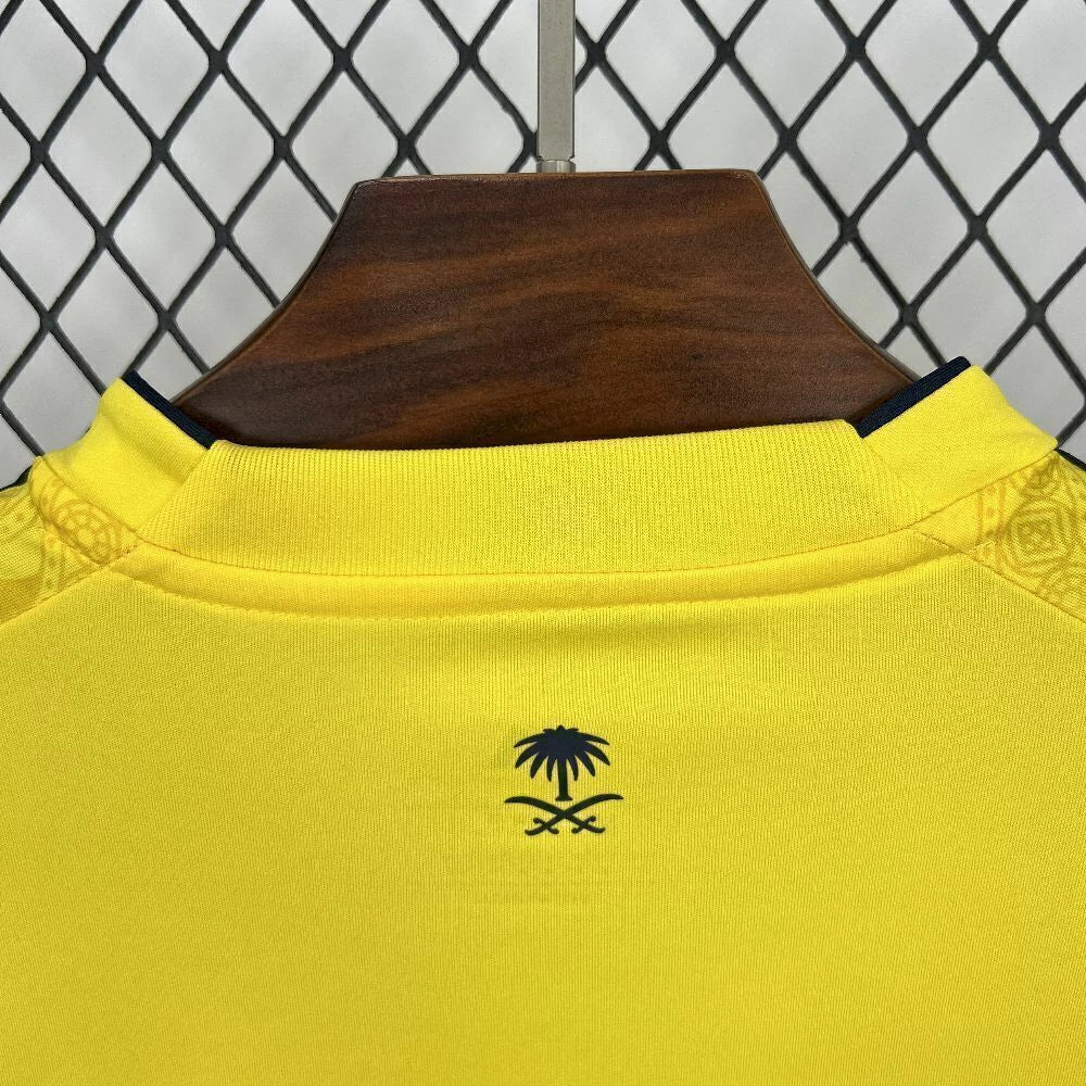 Al Nassr 25/26 Home Jersey - Player Version - Yellow and Blue - Cristiano Ronaldo