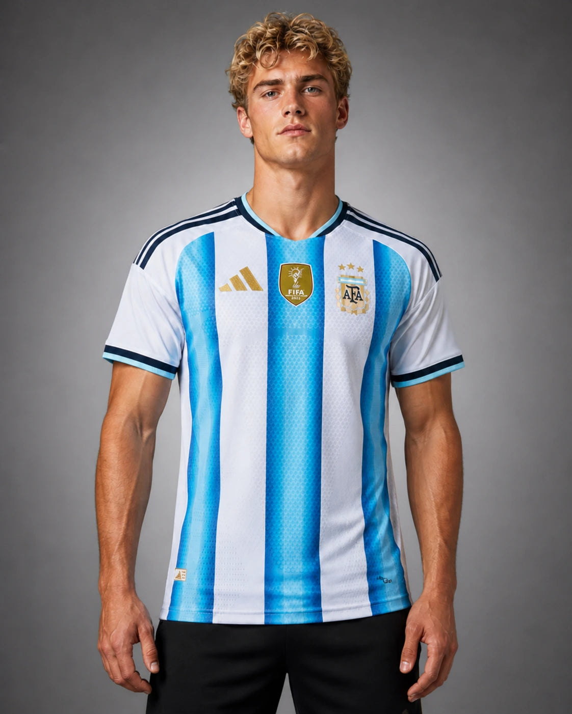 Argentina 2026 World Cup Home Jersey - Player Version - White and Sky Blue