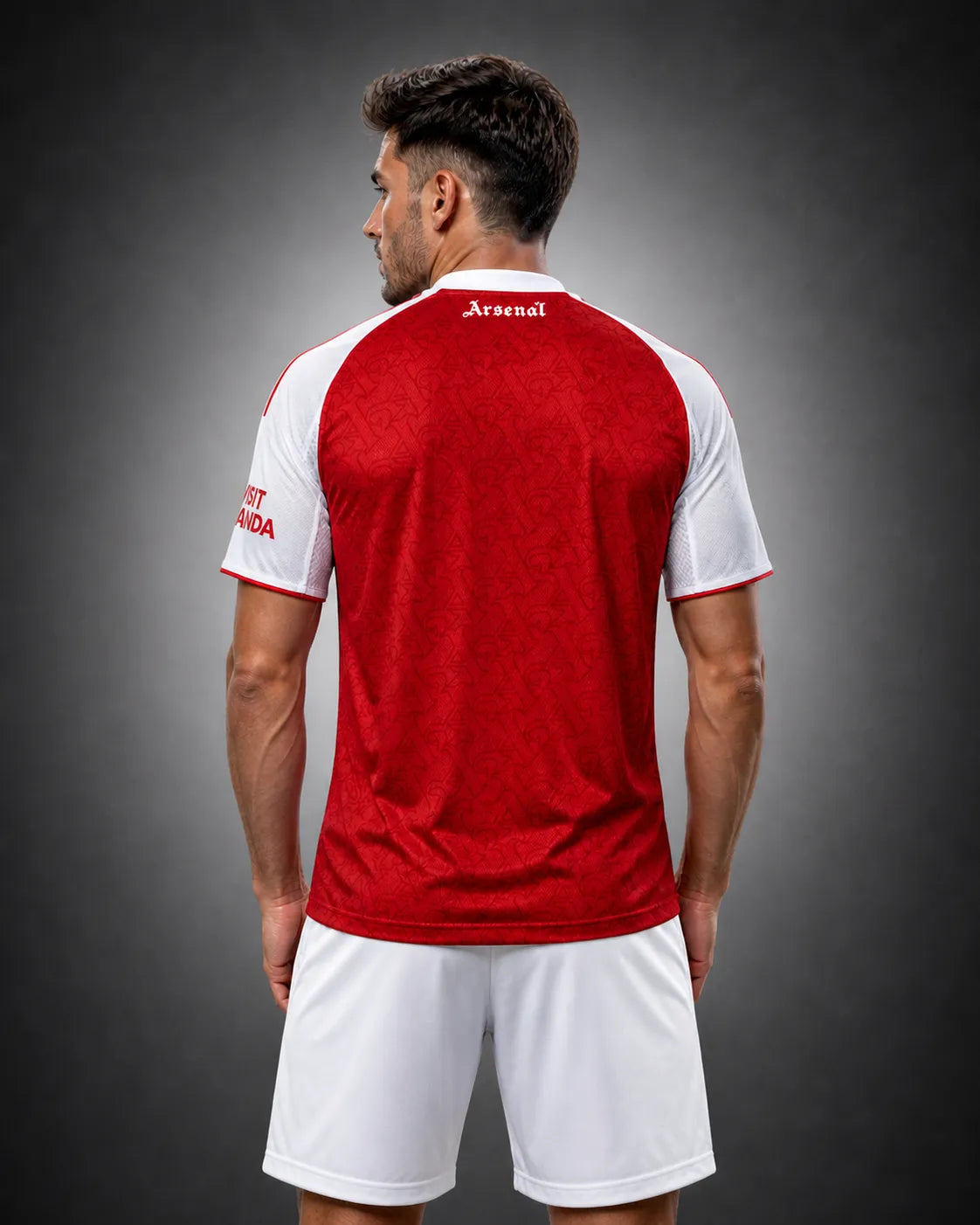 Arsenal Heimtrikot 25/26 – Spielerversion – Rot und Weiß