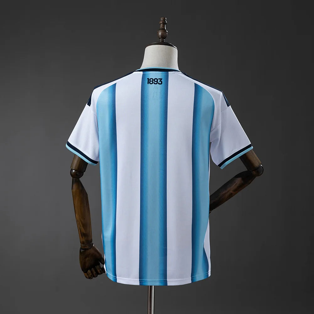 Argentina 2026 World Cup Home Jersey - Fan Version - White and Sky Blue