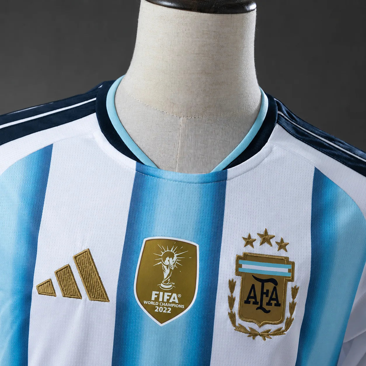 Argentinien WM 2026 Heimtrikot – Fan-Version – Weiß und Himmelblau