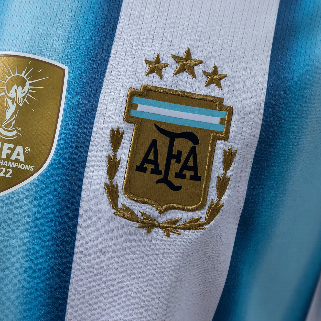 Argentinien WM 2026 Heimtrikot – Fan-Version – Weiß und Himmelblau