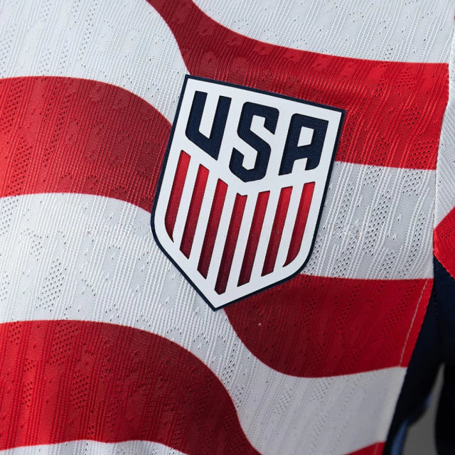 USA Fußballtrikot WM 2026 Heim - Spielerversion - Weiß und Rot