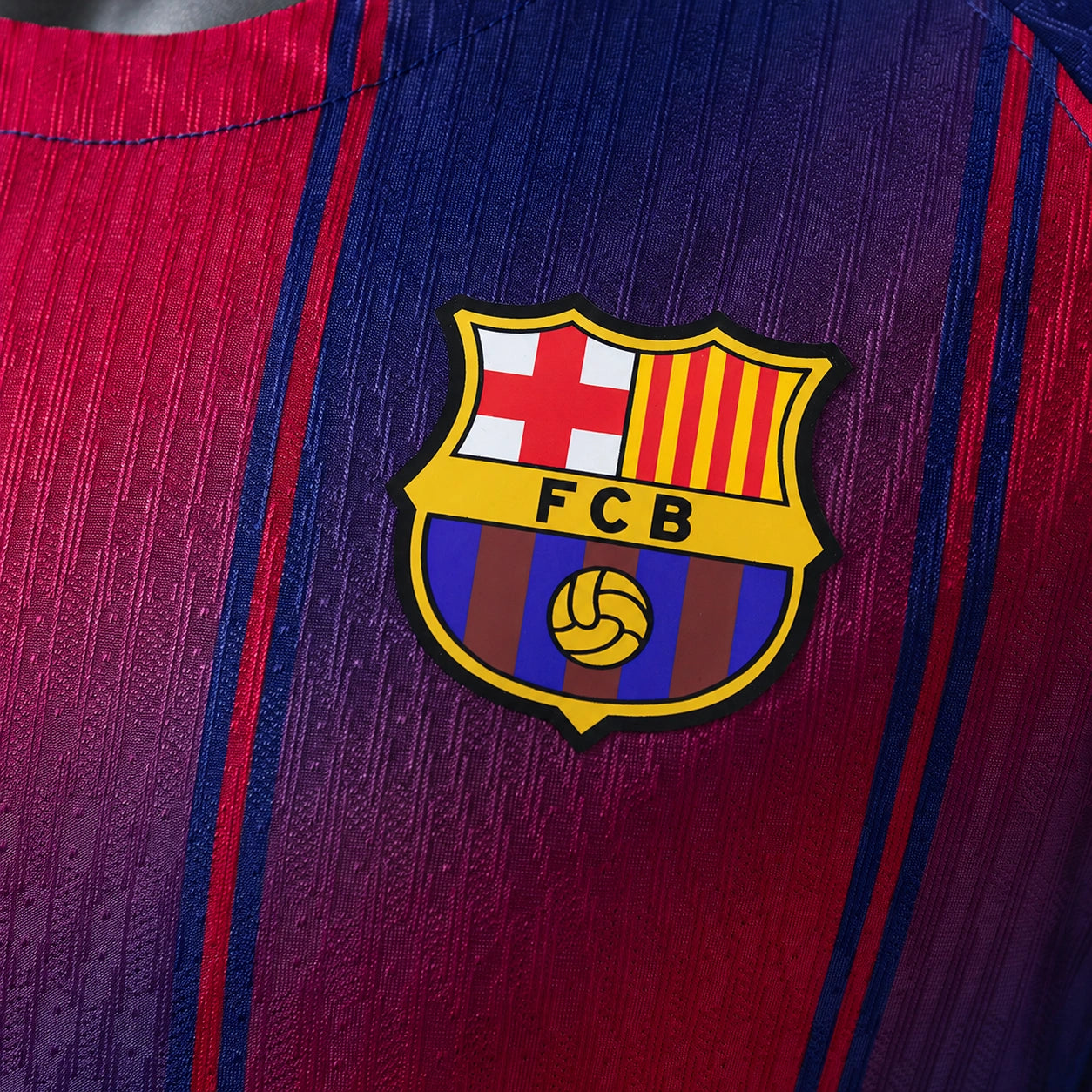Barcelona 25/26 Home Jersey - Player Version - Blue and Garnet