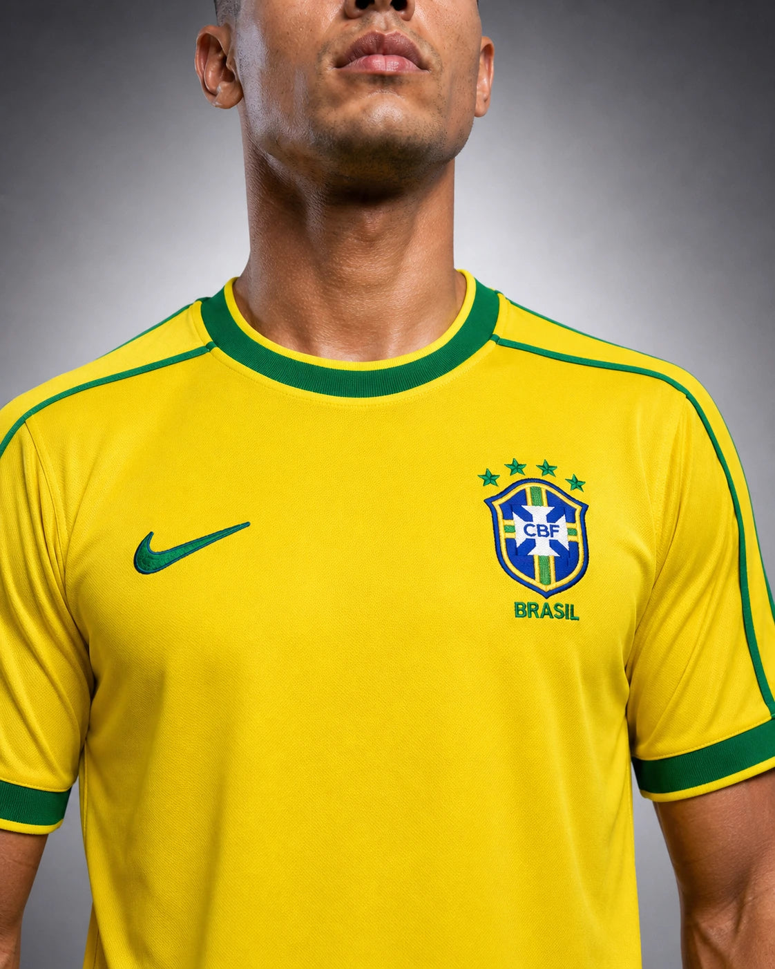 Brazil 1998 Retro Home Football Shirt - Yellow