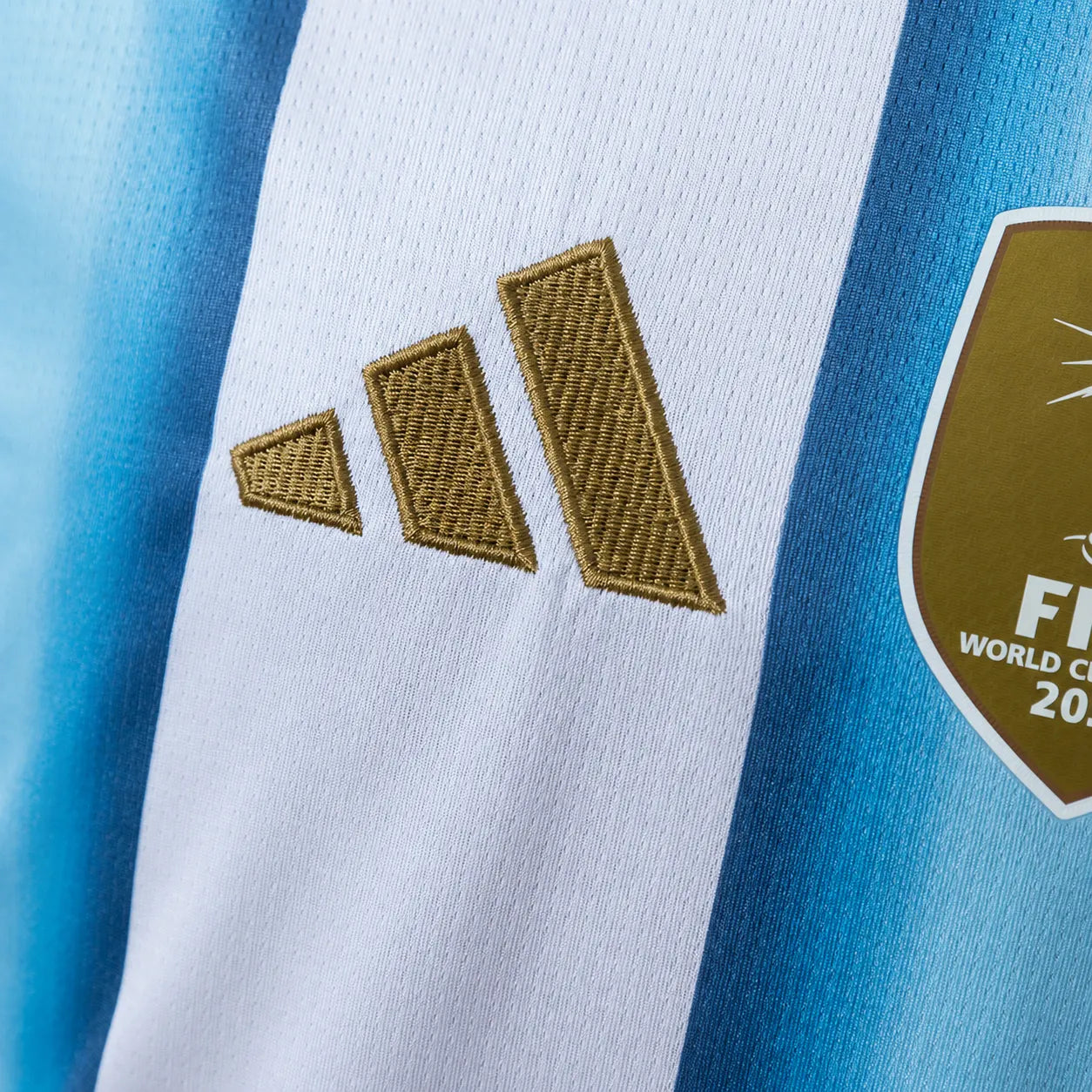 Argentinien WM 2026 Heimtrikot – Fan-Version – Weiß und Himmelblau