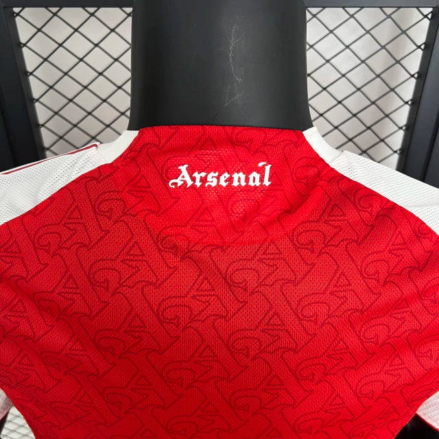 Arsenal Heimtrikot 25/26 – Spielerversion – Rot und Weiß