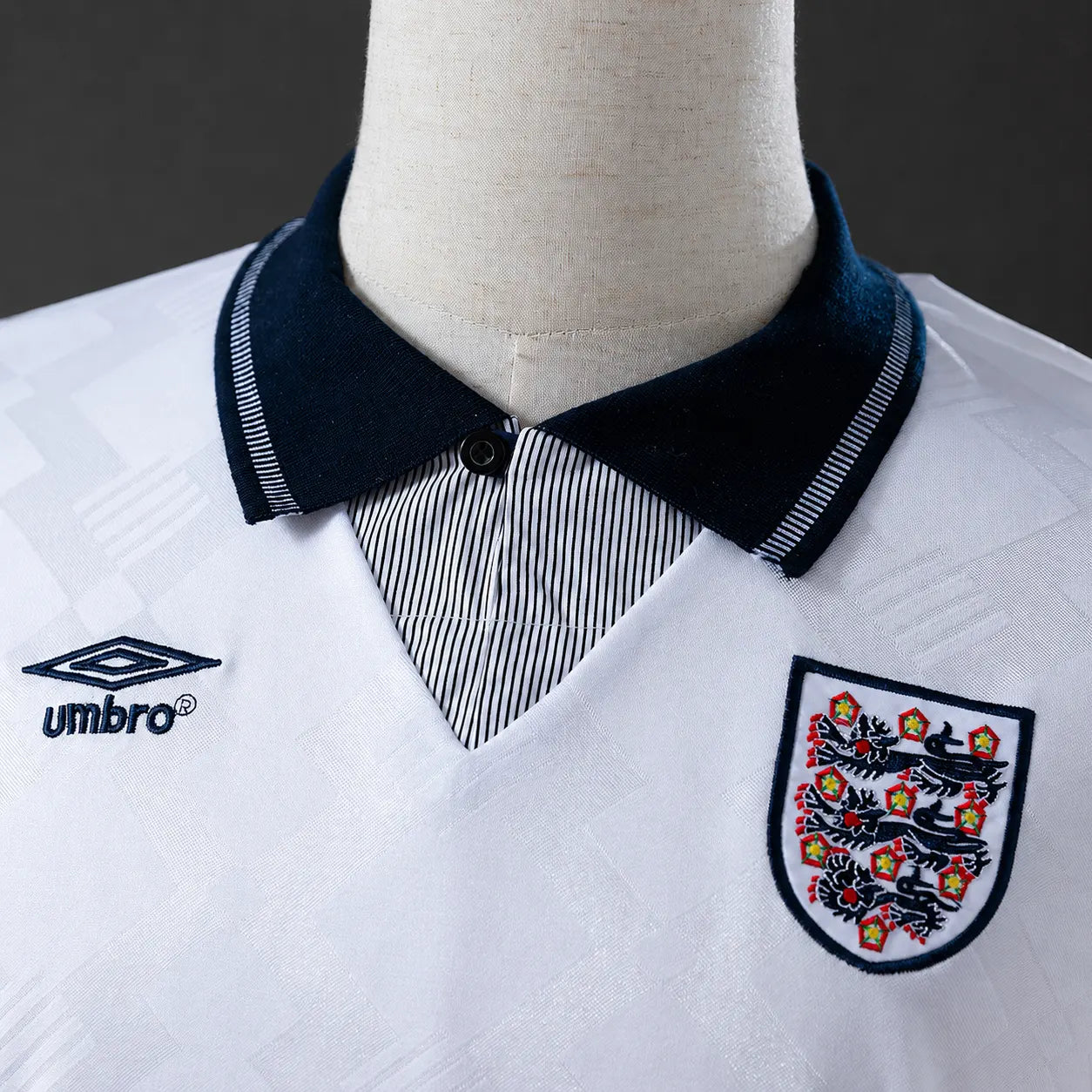 England 1990 Retro Home Football Shirt