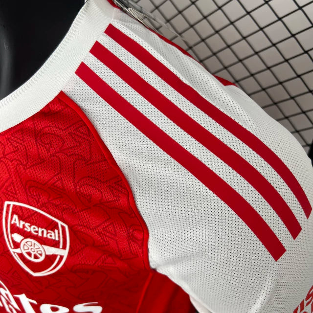 Arsenal Heimtrikot 25/26 – Spielerversion – Rot und Weiß