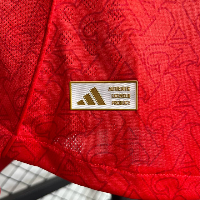 Arsenal Heimtrikot 25/26 – Spielerversion – Rot und Weiß
