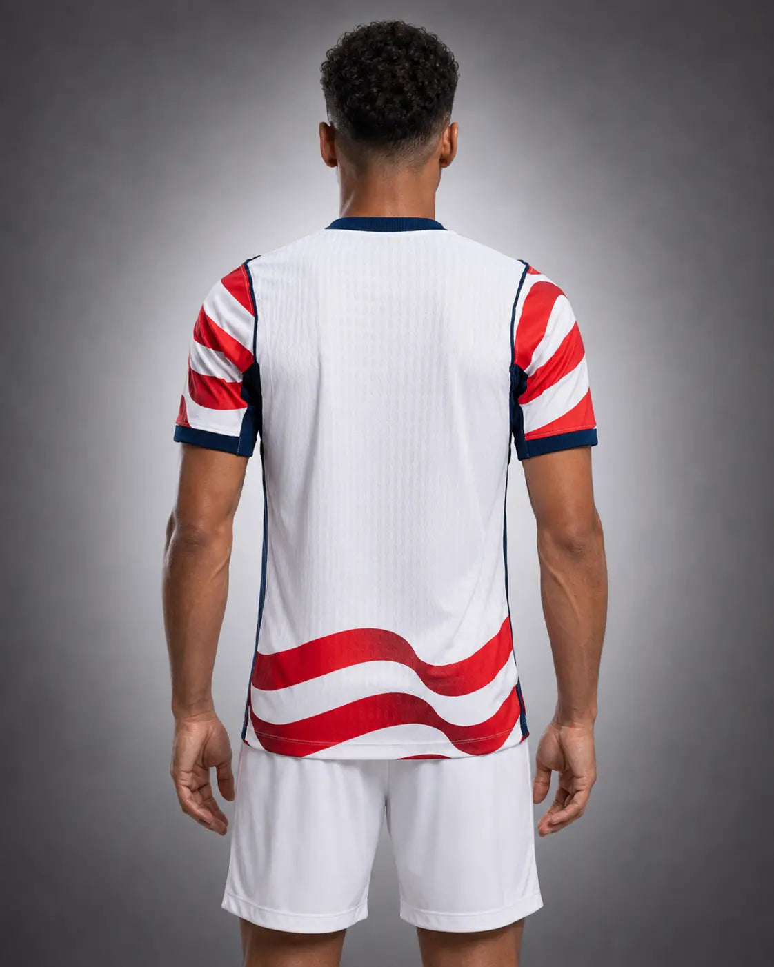 USA Fußballtrikot WM 2026 Heim - Spielerversion - Weiß und Rot