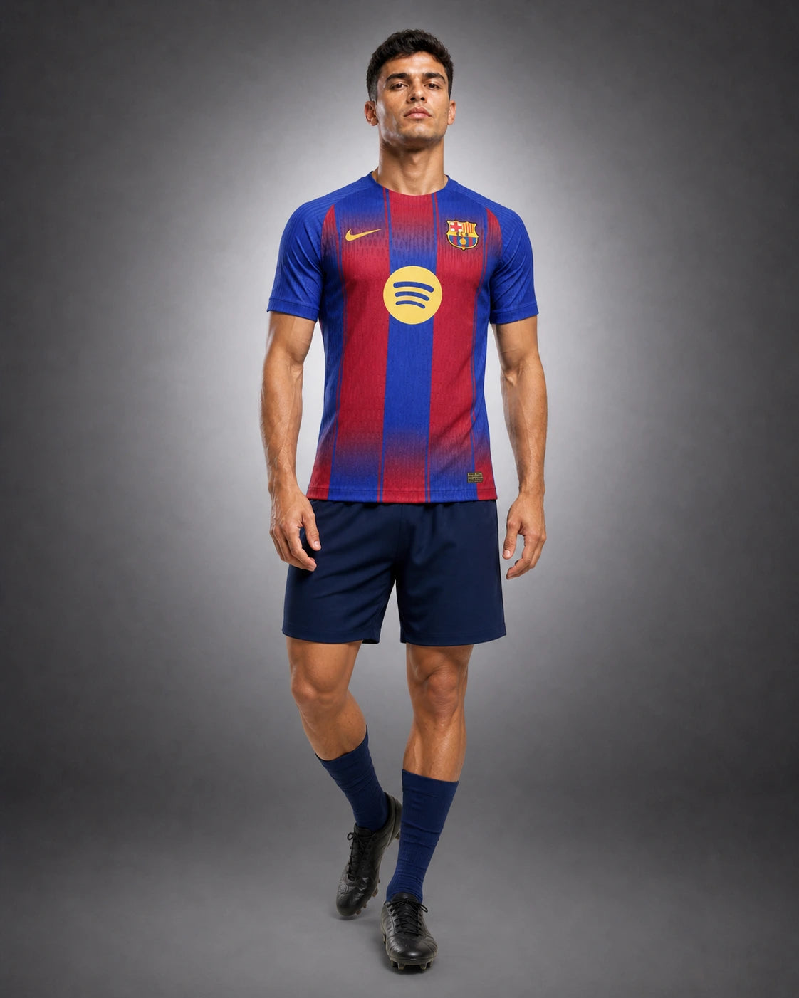 Barcelona 25/26 Home Jersey - Player Version - Blue and Garnet