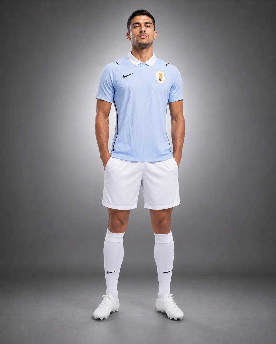 Uruguay WM 2026 Heimtrikot - Spielerversion - Hellblau