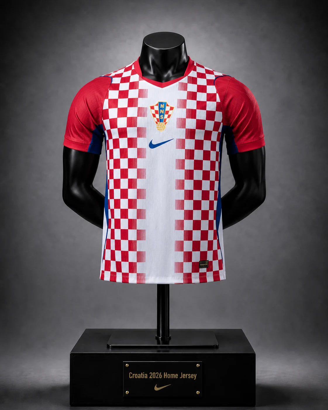 Croatia 2026 World Cup Home Jersey - Player Version - White and Red