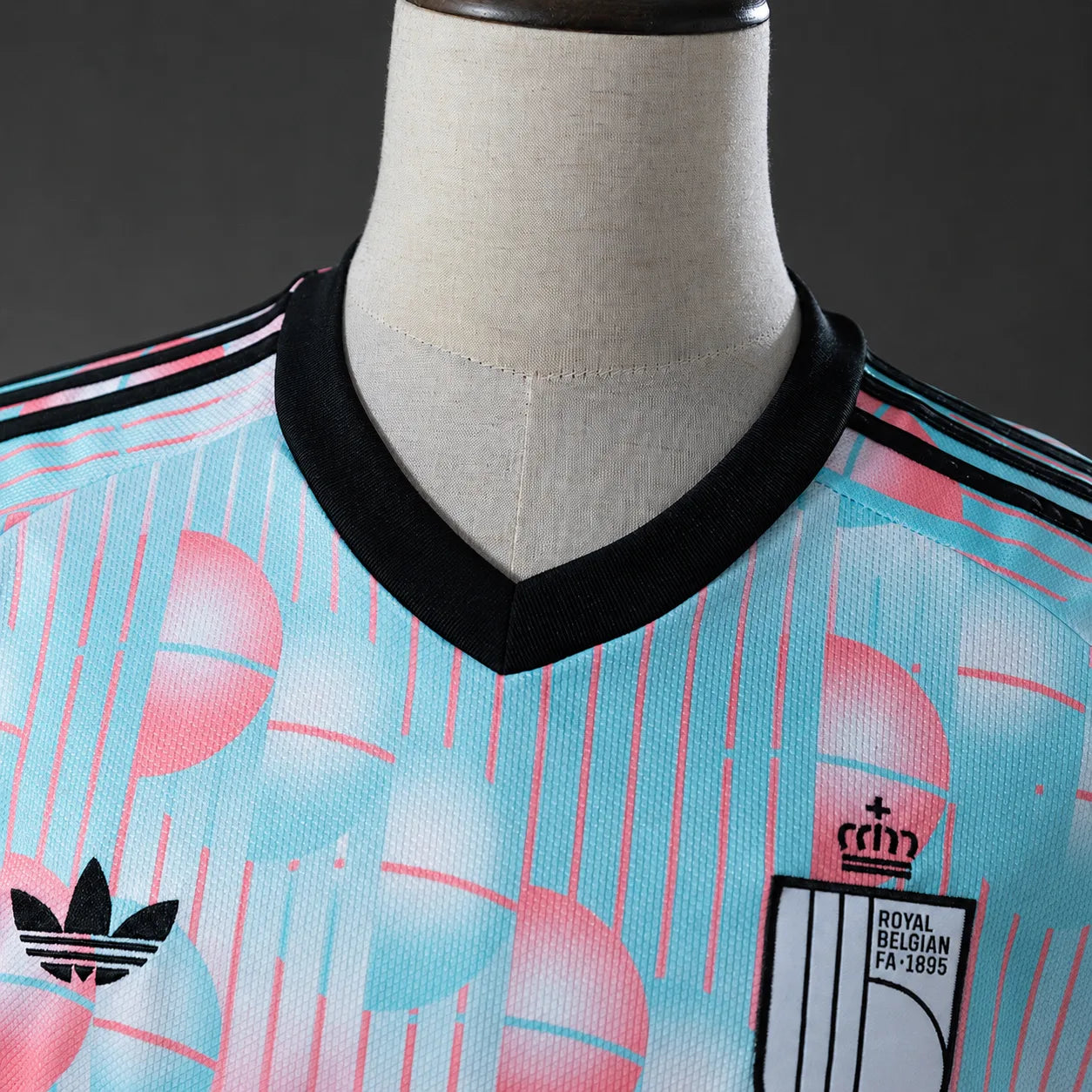Belgium 2026 World Cup Away Jersey - Fan Version - Light Blue and Pink