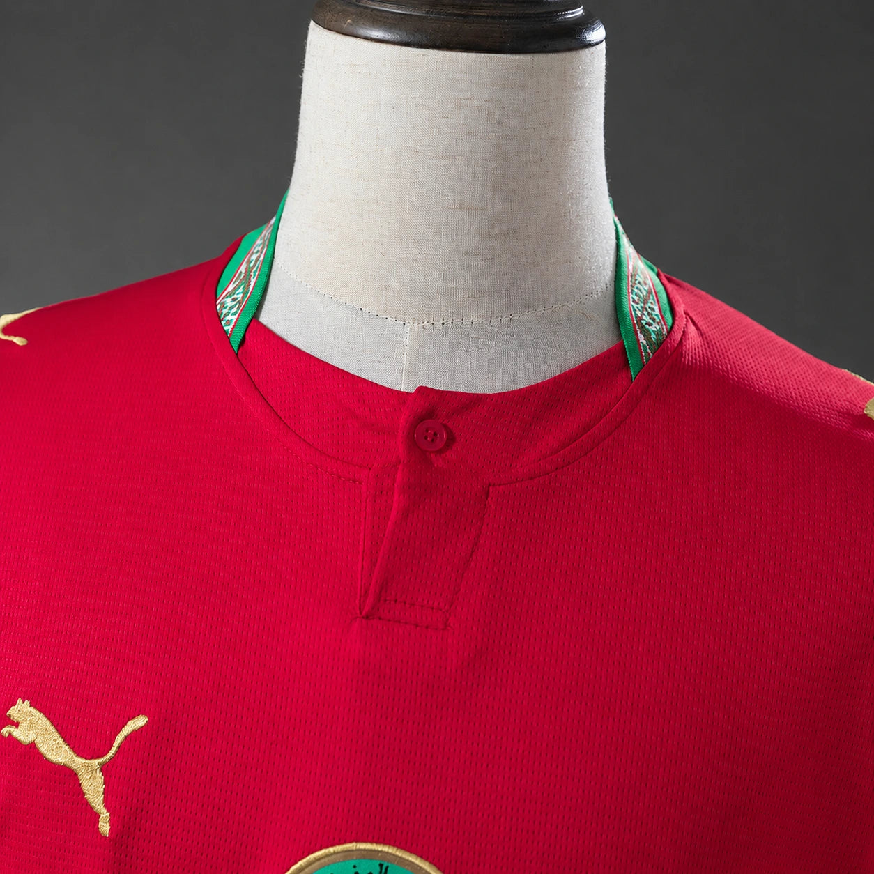 Marokko WM 2026 Heimtrikot – Fan-Version – Rot