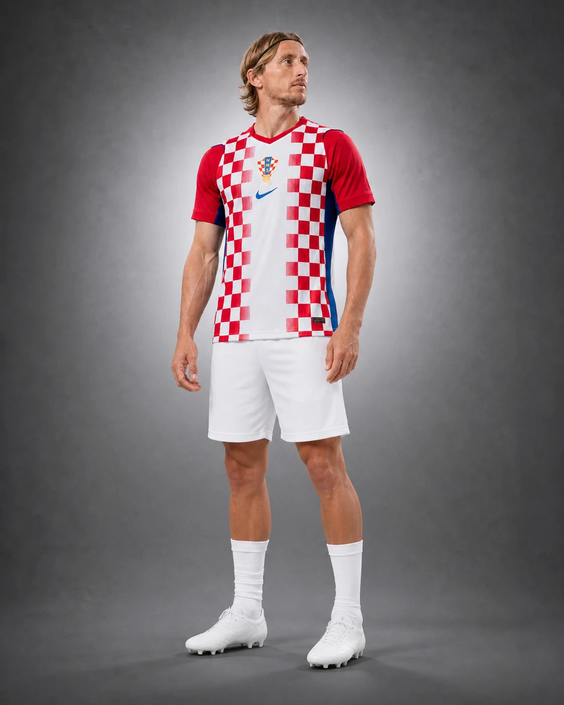 Kroatien 2026 WM Heimtrikot – Spielerversion – Weiß und Rot